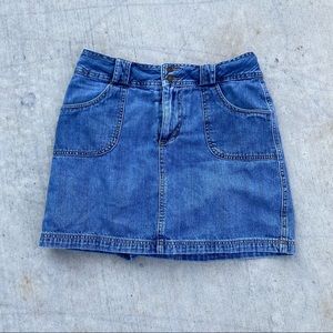 Denim Skorts